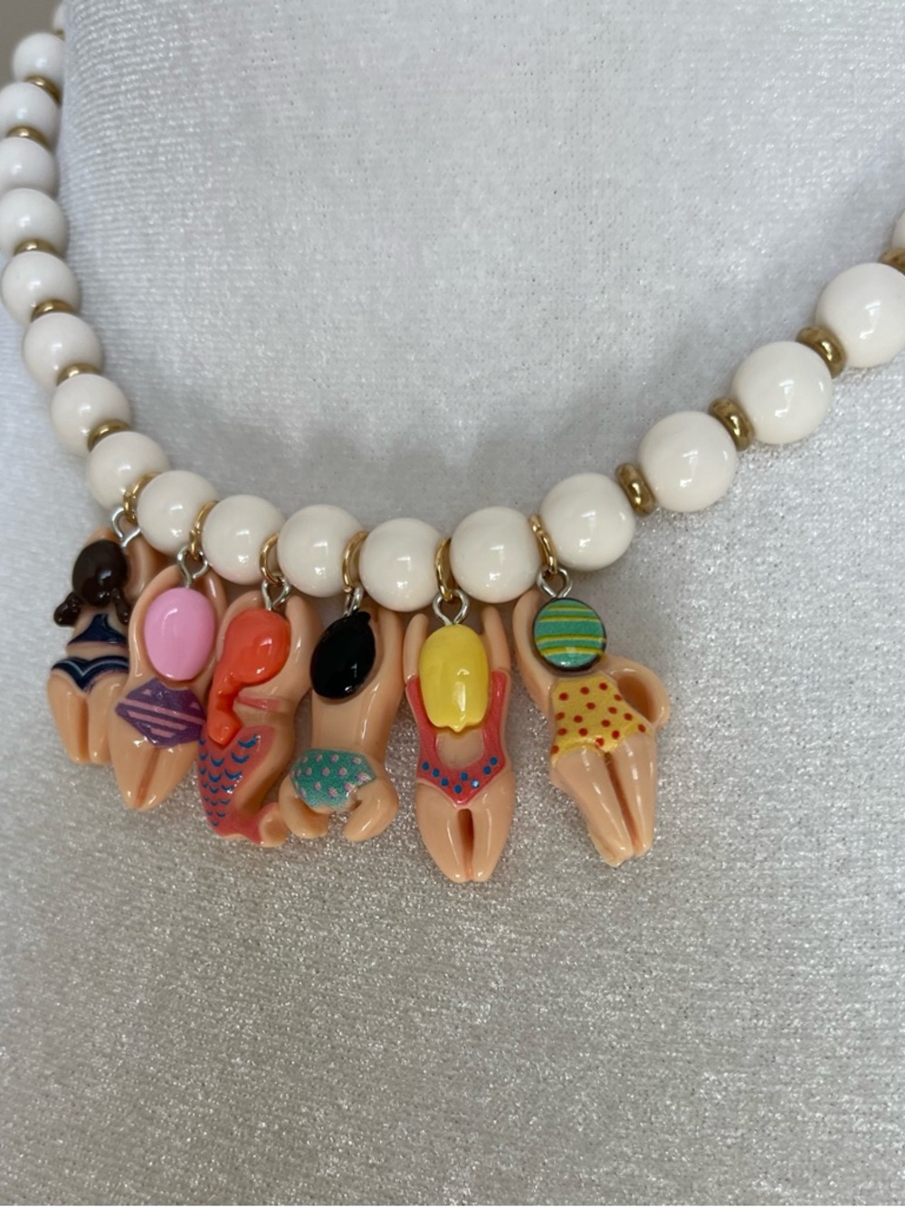 Swimmers Bikini Beach Charm Necklace